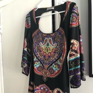 Pattern mini dress